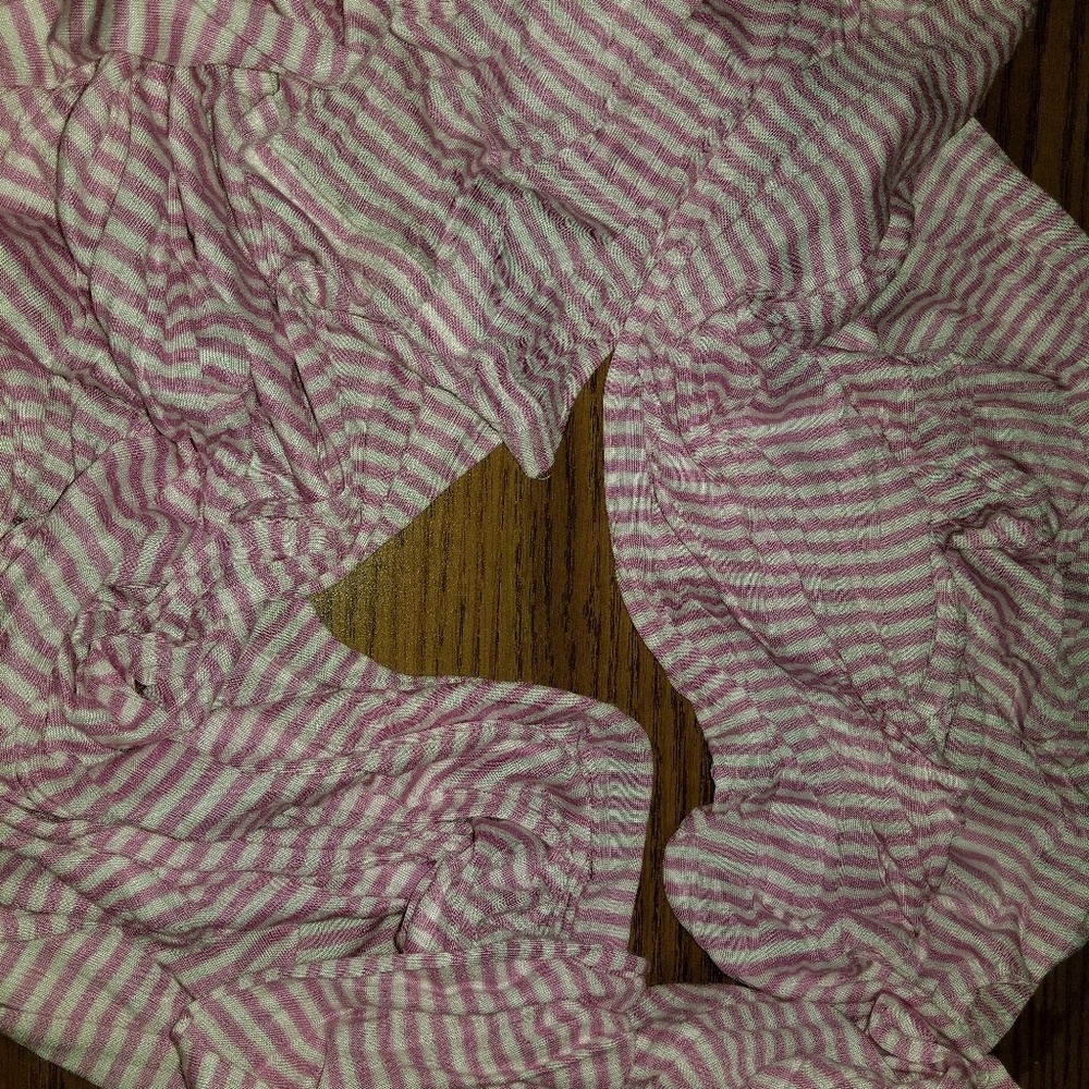 Gap Pink & White Scarf